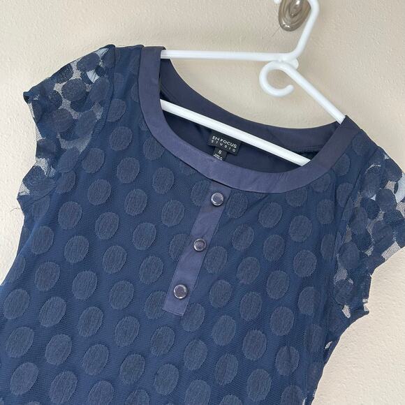 Vintage En focus Studios sheath lace overlay satin 90s Y2K pockets goth grunge 6 - Picture 7 of 14